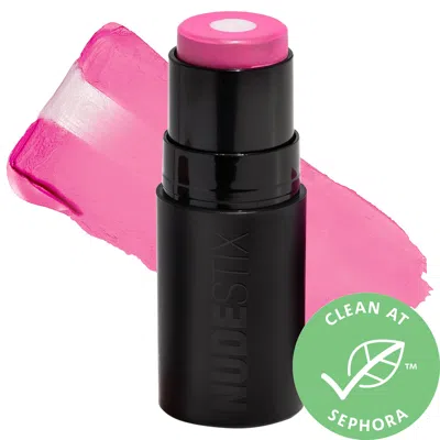 Nudestix Nudies Matte + Glow Core All Over Face Plumping Peptide Blush Magenta Magic 0.21 oz / 6 G