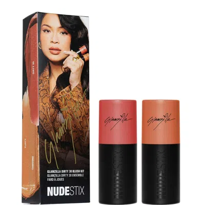 NUDESTIX NUDESTIX GLAMZILLA DIRTY 30 BLUSH - 2PCS NUDIES CORE KIT (WORTH £56)