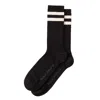 Nudie Jeans Amundsson Sport Socks Black In Black