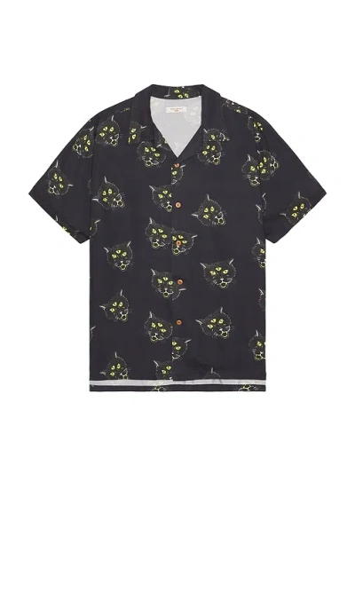 Nudie Jeans Arvid The Cat Hawaii Shirt