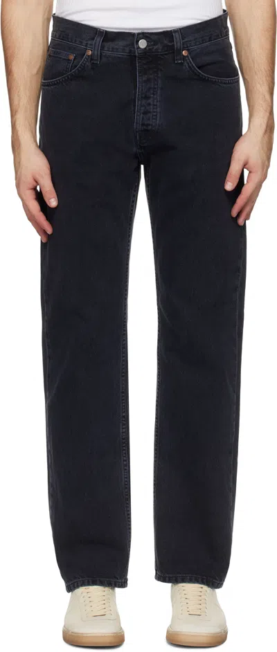 Nudie Jeans Black Rad Rufus Jeans In Black Vintage