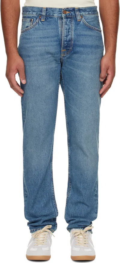 Nudie Jeans Blue Steady Eddie Ii Jeans