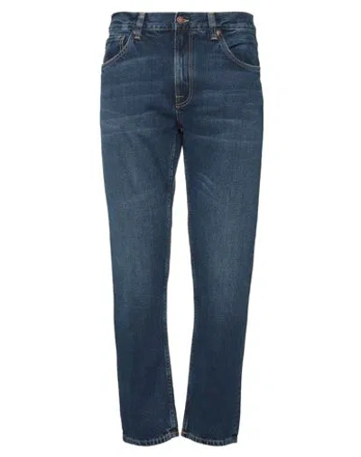 Nudie Jeans Co Man Denim Pants Blue Size 30w-30l Cotton
