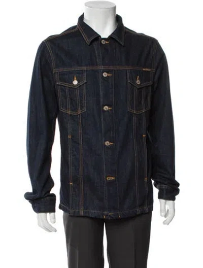 Pre-owned Nudie Jeans Denim Jacket In Blue