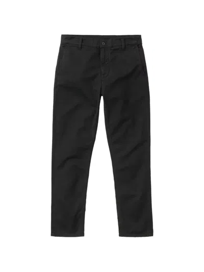 Nudie Jeans Easy Alvin Trousers In Burgundy