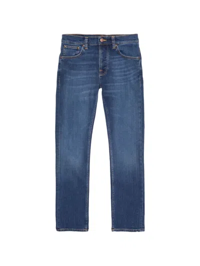 Nudie Jeans Grim Tim Jeans In Blue