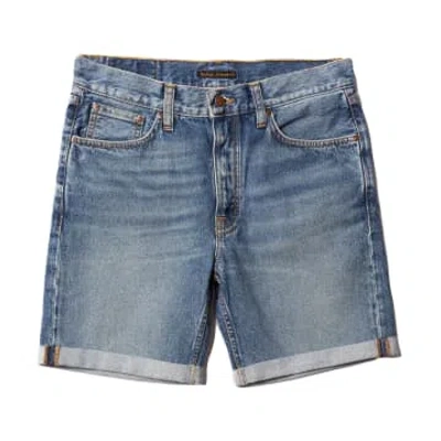 Nudie Jeans Josh Denim Shorts (blue Haze)