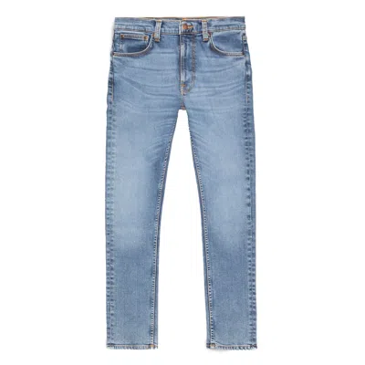 Nudie Jeans Lean Dean Jeans Lost Orange In Blue