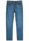 Nudie Jeans Lean Dean Slim-leg Jeans In Blue