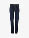 Nudie Jeans Mens New Ink Lean Dean Slim-fit Tapered-leg Stretch-denim In Blue