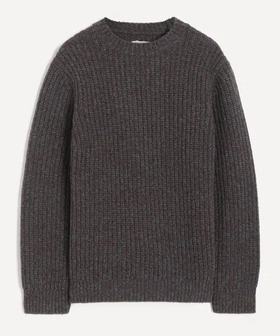 Nudie Jeans Mens August Chunky Knit Jumper In Brown