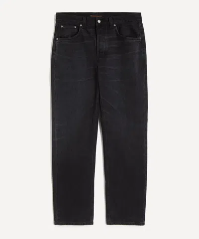 Nudie Jeans Mens Blake Zip Duck Canvas Jacket In Black