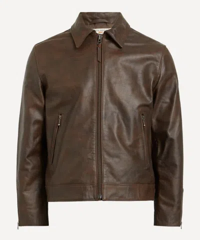Nudie Jeans Mens Eddy Rider Leather Jacket