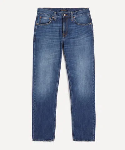 Nudie Jeans Mens Gritty Jackson Jeans In Sun Set In Blue