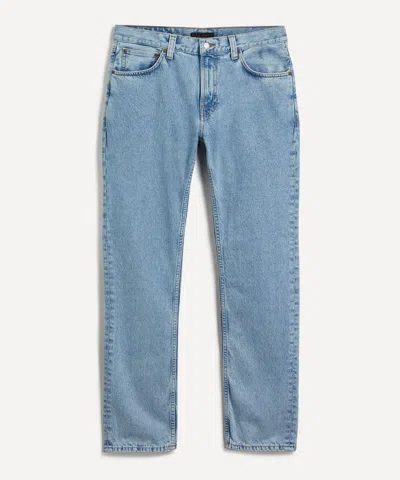 Nudie Jeans Mens Gritty Jackson Sunny Blue Jeans