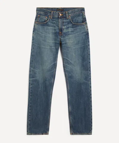 Nudie Jeans Mens Gritty Jackson Thriller Tracks In Blue