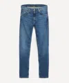 Nudie Jeans Mens Lean Dean Jeans In Broken Spirit In Blue