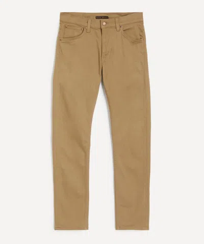 Nudie Jeans Mens Lean Dean Jeans In Dry Everlion In Brown