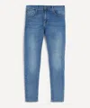 Nudie Jeans Mens Lean Dean Jeans In Broken Spirit In Blue