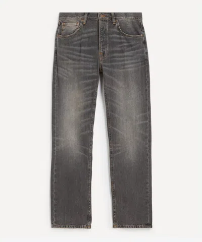NUDIE JEANS NUDIE JEANS MENS RAD RUFUS JEANS IN GREY CROSSHATCH
