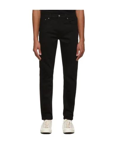 Nudie Jeans Mid-waist Casual Jeans In Black