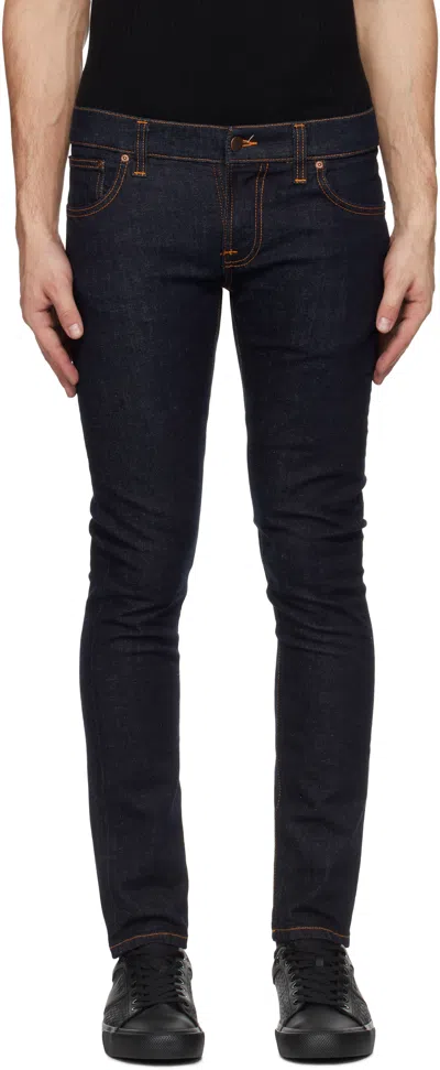 Nudie Jeans Tight Terry Rinse In Rinse Twill