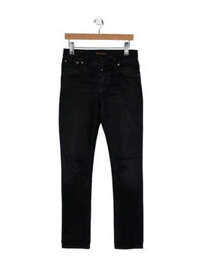 Pre-owned Nudie Jeans Skinny Jeans In Black