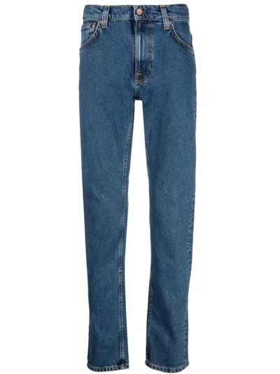 Nudie Jeans Slim-cut Denim Jeans In Blue