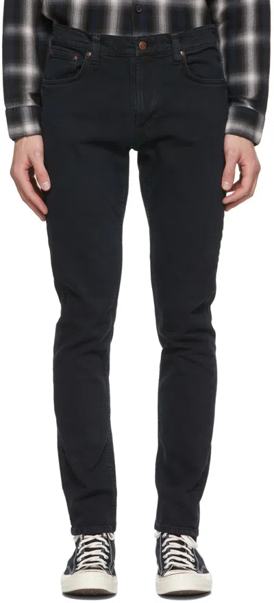 Nudie Jeans Slim Cut Jeans In Black