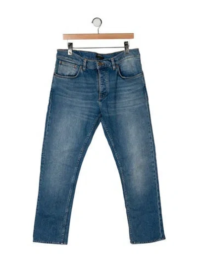Pre-owned Nudie Jeans Slim Fit Jeans In Blue