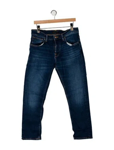 Pre-owned Nudie Jeans Slim Fit Jeans In Blue