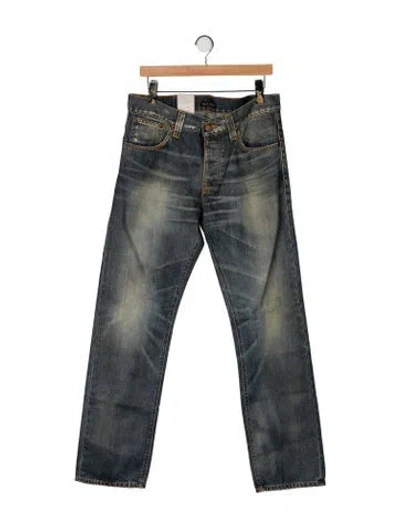 Pre-owned Nudie Jeans Slim Fit Jeans W/ Tags In Green