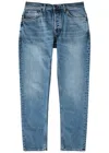 Nudie Jeans Solid Ollie Slim Fit Jeans In Wild Blue In Blue