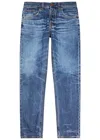 Nudie Jeans Solid Ollie Slim Straight-leg Jeans In Multi