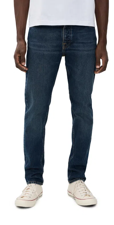 Nudie Jeans Steady Eddie Ii Tapered Jeans Blue Soil