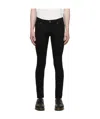 Nudie Jeans Tight Terry Skinny Jeans In Black