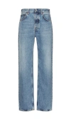 Nudie Jeans Mens Rad Rufus Straight-leg Denim Jeans Summer Shadow In Blue