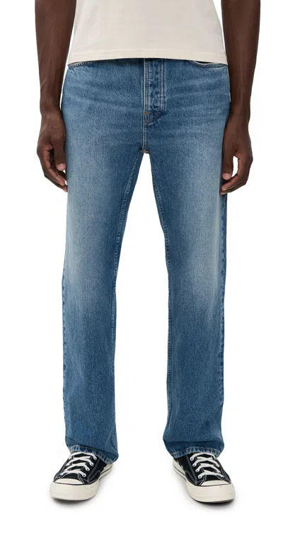 Nudie Jeans Tuff Tony Loose Fit Jeans Blue Day Dreamer In Black