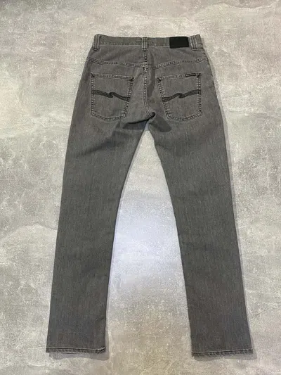 Pre-owned Nudie Jeans Vintage Nudie Gray Jeans In Grey