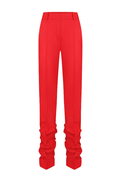 Nué Anthurium Trousers In Red