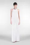 Nué Attina Dress Woman In White Polyester In White