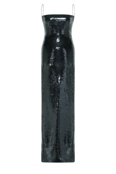 Nué Bare Dress Maxi In Black