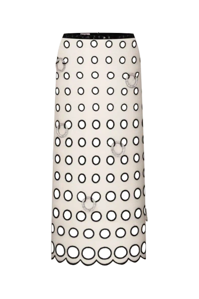 Nué Piercing Skirt In Beige