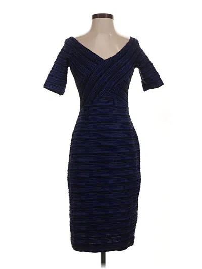 Pre-owned Nue By Shani Cocktail Dress In Blue