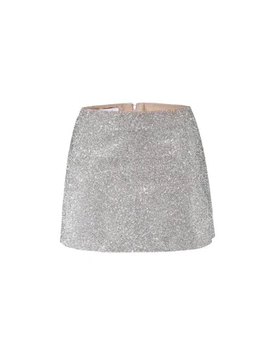 Nué Camille Skirt Crystal In Silver