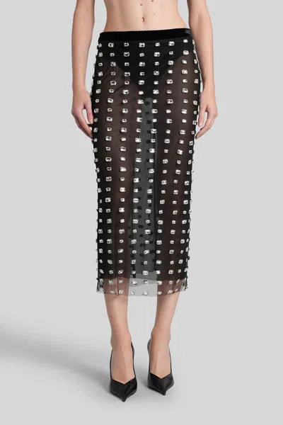 Nué Chantal Skirt Midi Skirt In Black