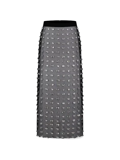 Nué Embellished Midi Skirt In Multi