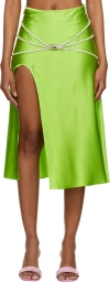 Nué Laetitia Skirt In Lime Green