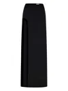 Nué Keira Side-slit Maxi Skirt In Black