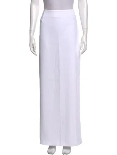 Pre-owned Nué Long Skirt In White